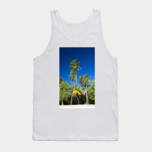 Coconut Palms on Tropical Island Tank Top